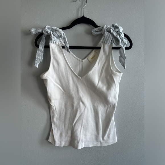 Anthropologie Tops - Maeve Anthropologie Bow-Tie Tank Blouse Top